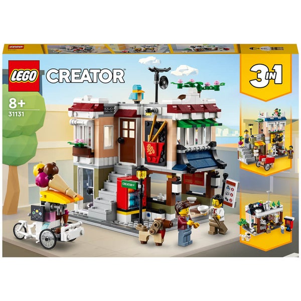 LEGO Creator: 3in1 Downtown Noodle Shop Building (31131) Toys - Zavvi US