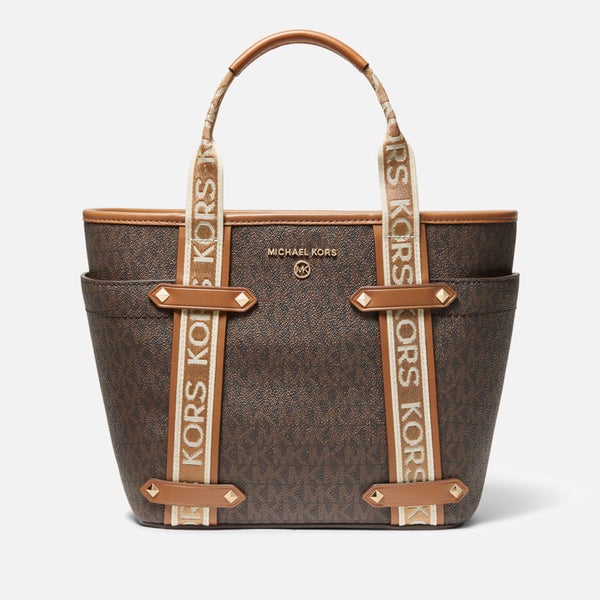 Michael kors shop raffia tote