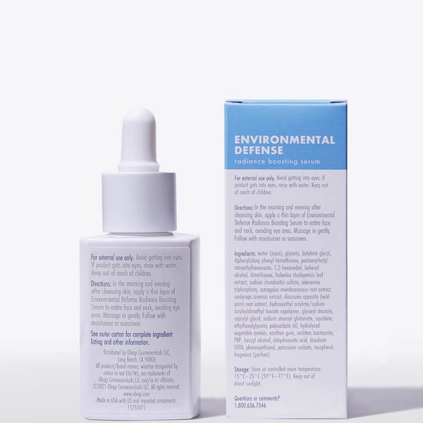 Obagi Clinical Environmental Defense Radiance Boosting Serum 30ml 2