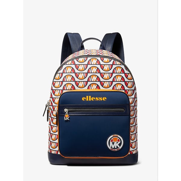 MK X ellesse Hudson Printed Canvas Backpack Ellesse