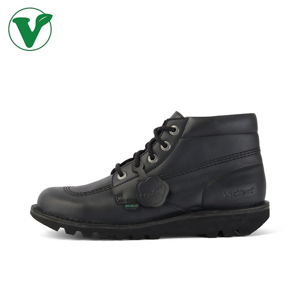 Adult Unisex Kick Hi Vegan Plant Based Material Black Kickers