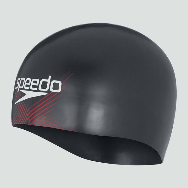 Adult Fastskin Cap Grey Red Speedo