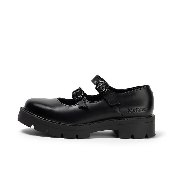 Adult Womens Kori MJ Double Leather Black