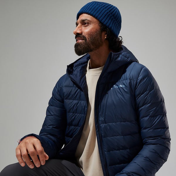 Men s Silksworth Hooded Down Insulated Jacket Blue Berghaus