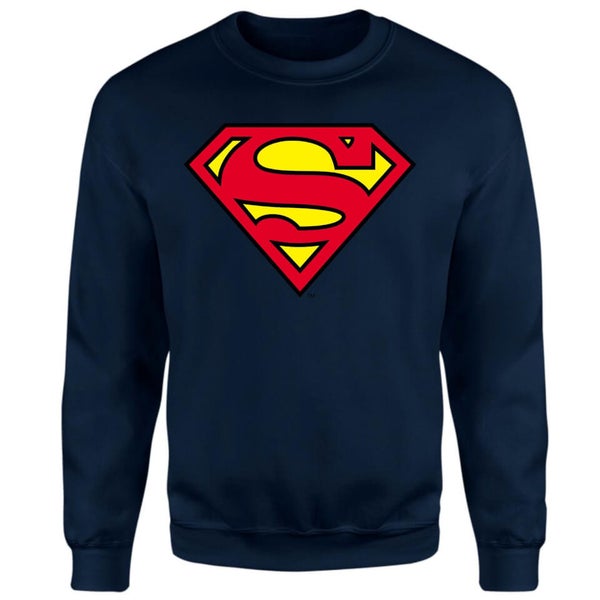 Superman sweatshirt mens clearance