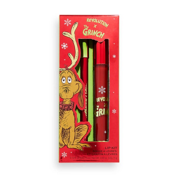 Makeup Revolution x The Grinch Gift Set The Grinch Who Stole Christmas -  Set, 5 productds