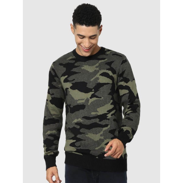 Camo outlet long sweater