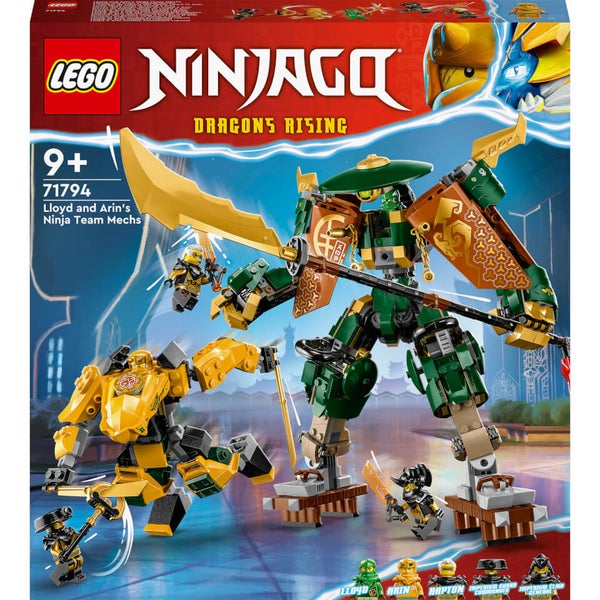 LEGO NINJAGO: Lloyd and Arin's Ninja Team Mechs Set (71794) Toys