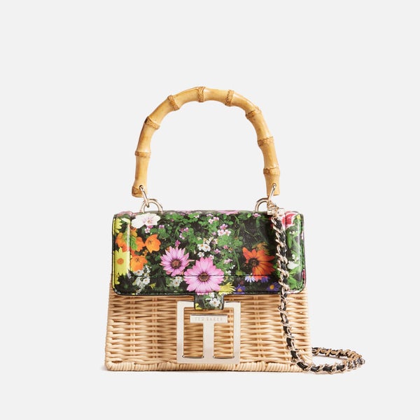 かごバッグ TED BAKER Basket Rattan Crossbody TED BAKER Basket Rattan Crossbody