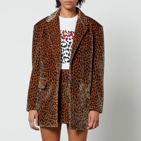 Cow print blazer deals
