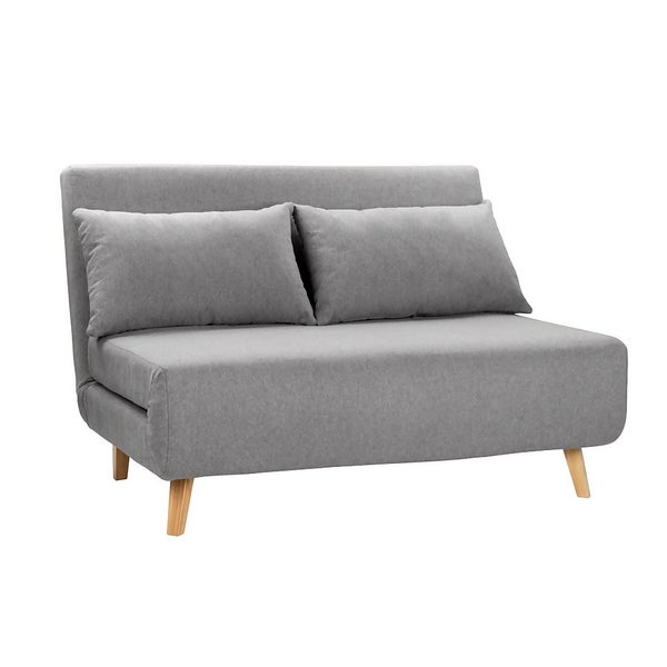 Ellia Folding Sofa Bed Grey Homebase