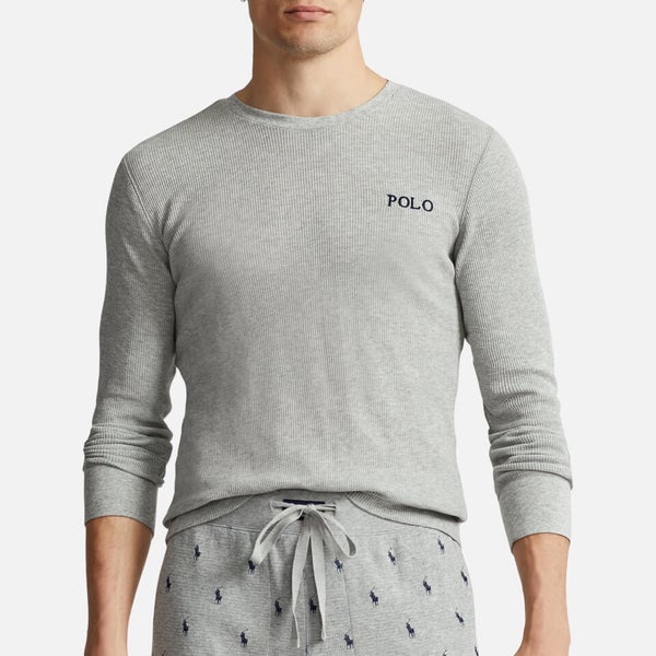 Men's waffle knit thermal shirt new arrivals