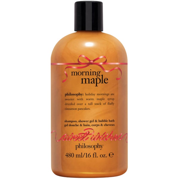 philosophy Christmas 2023 Morning Maple Shower Gel and Bubble Bath 480ml