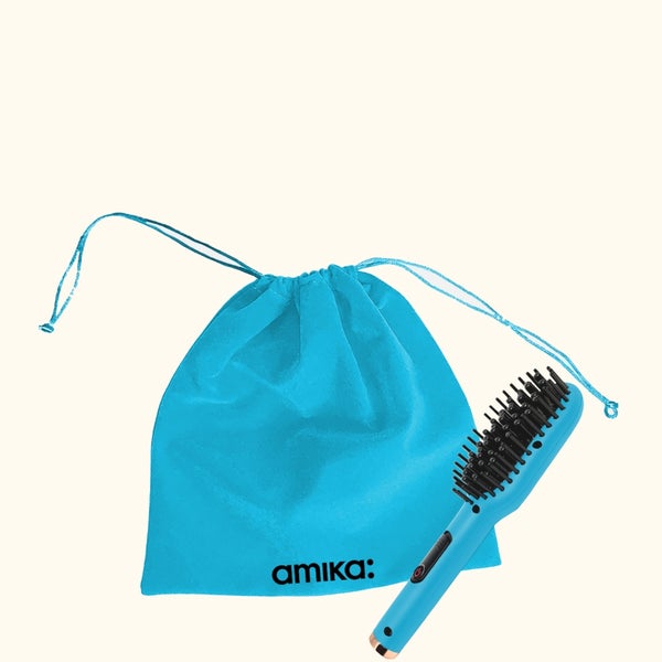 Amika polished perfection mini straightening brush amazon outlet