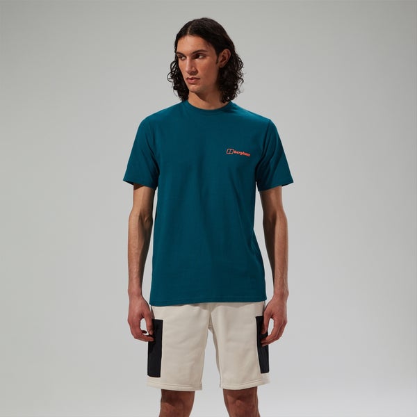 Men s MTN Silhouette Short Sleeve T Shirt Blue Berghaus