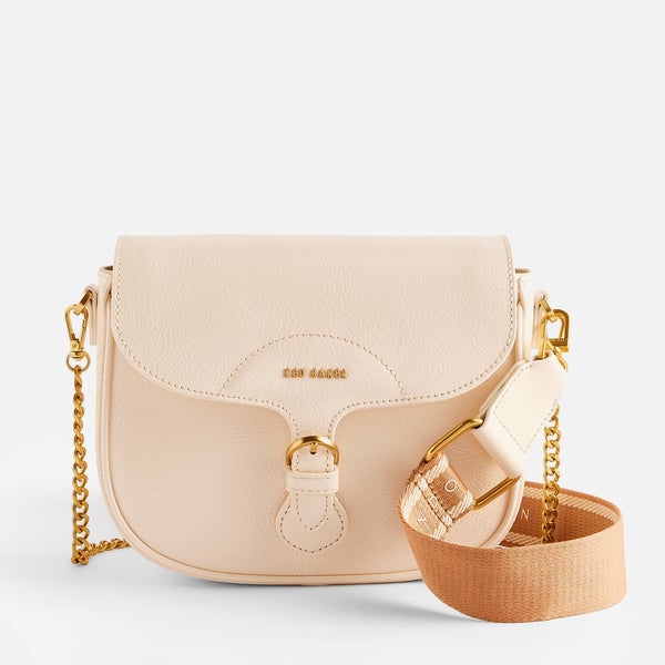 Ted Baker☆Esille Crossbody bag パテントレザー 3色【英国発】 Ted Baker Esille Leather Webbing Crossbody Bag