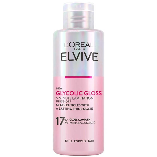 L'Oréal Paris Elvive Glycolic Gloss Rinse-Off 5 minute Lamination Treatment for Dull Hair 150ml
