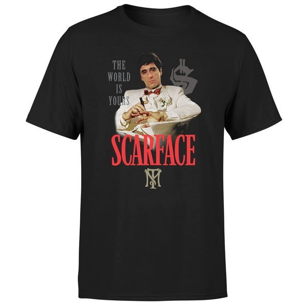 Scarface The World Is Yours Unisex T-Shirt Black Clothing Zavvi UK