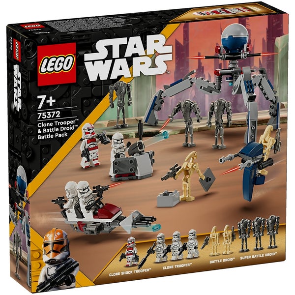 LEGO Star Wars Clone Trooper Battle Droid Battle Pack 75372 Toys
