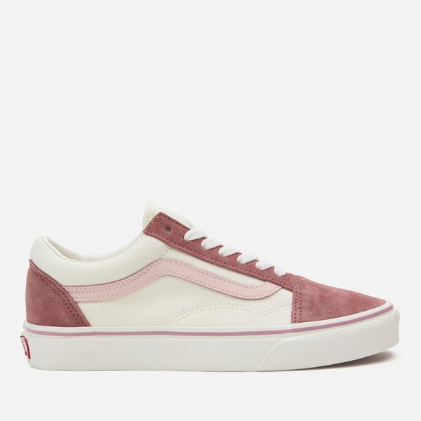 Vans Women s Old Skool Suede and Canvas Trainers TheHut