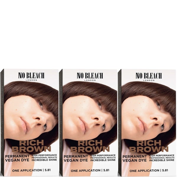 BLEACH LONDON Rich Brown Permanent Kit Trio