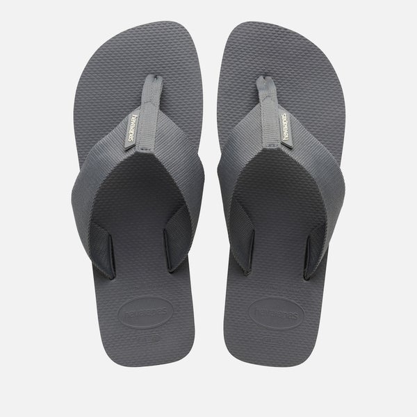 Havaianas Men s Urban Basic Rubber Canvas Flip Flops TheHut
