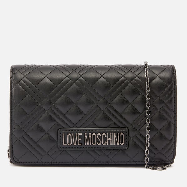 Quilted crossbody love moschino online