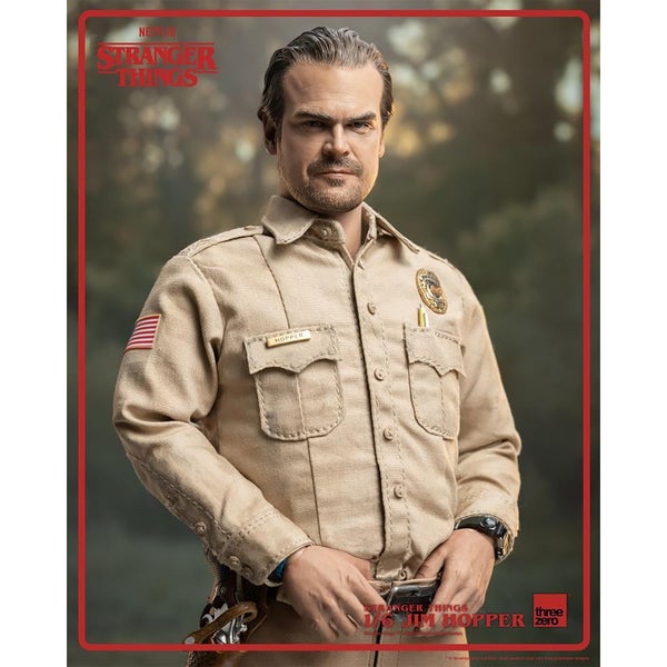 Stranger Things Jim Hopper Statue - Threezero Studio [Pre