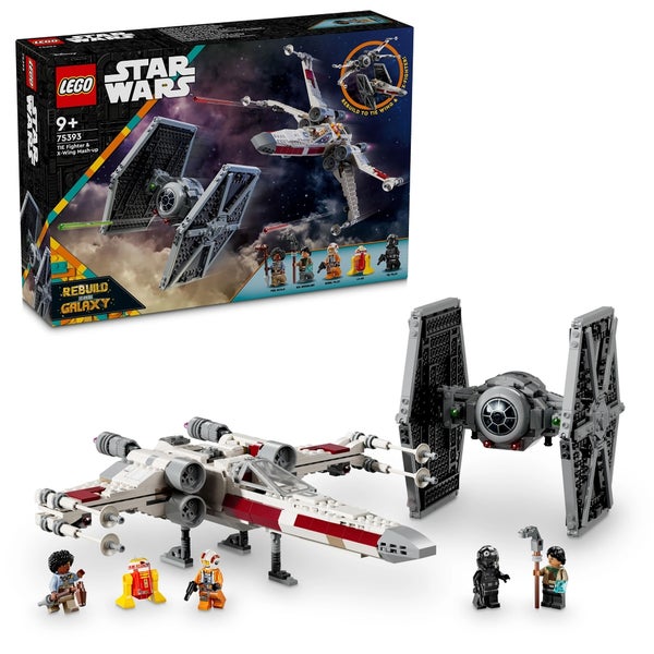 LEGO Star Wars TIE Fighter & X-Wing Mash-up Set 75393 Toys - Zavvi UK