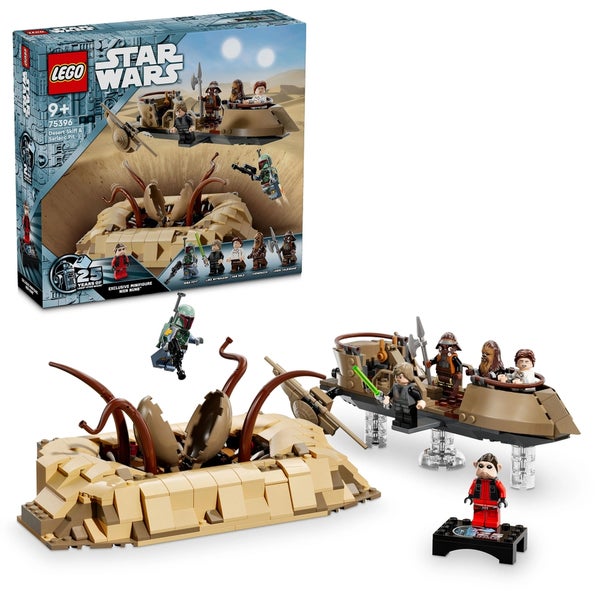 LEGO Star Wars Desert Skiff & Sarlacc Pit Building Toy 75396 Toys