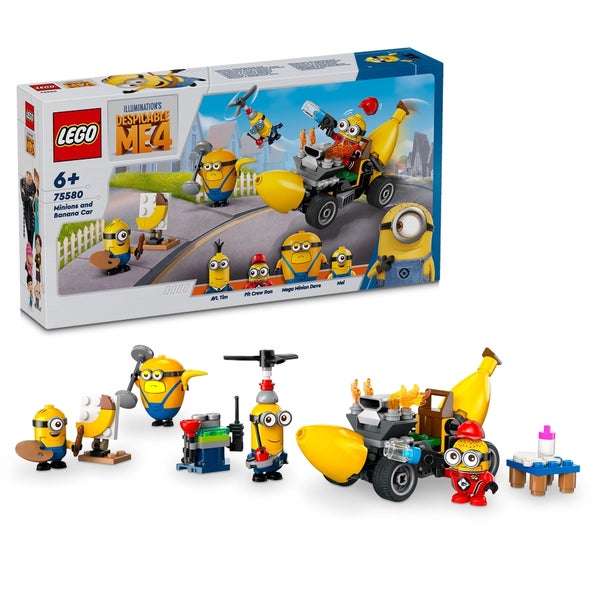 LEGO Despicable Me Minions and Banana Car Toy for Kids 75580 Toys