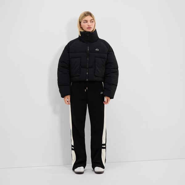 Ellesse black puffer jacket women's outlet