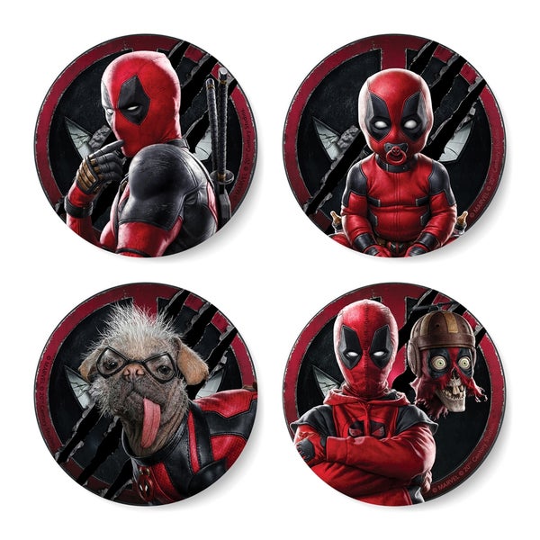 Deadpool & Wolverine We Are Round Coaster Set Homeware - Zavvi US