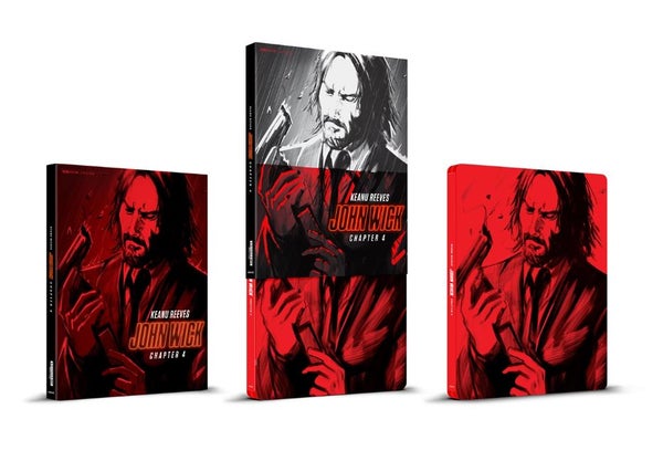 JOHN WICK: CHAPTER 4 STEELBOOK 2 (RED) 4K - Zavvi UK