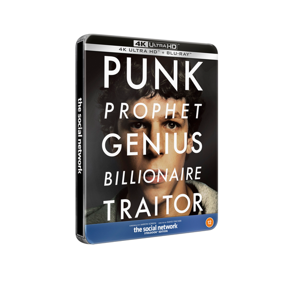 ITTA SRG#44 Steelbook Edition 新品未開封 The Social Network 4K Ultra HD & Blu-ray Steelbook 4K - Zavvi US