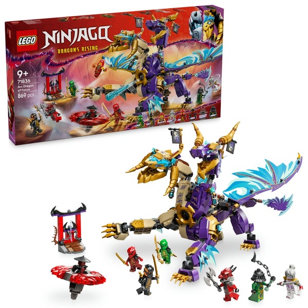 LEGO NINJAGO Arc Dragon of Focus Ninja Building Toy 71836