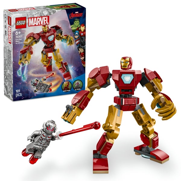 LEGO Marvel Iron Man Mech Ultron Building Toy Set 76307 Toys