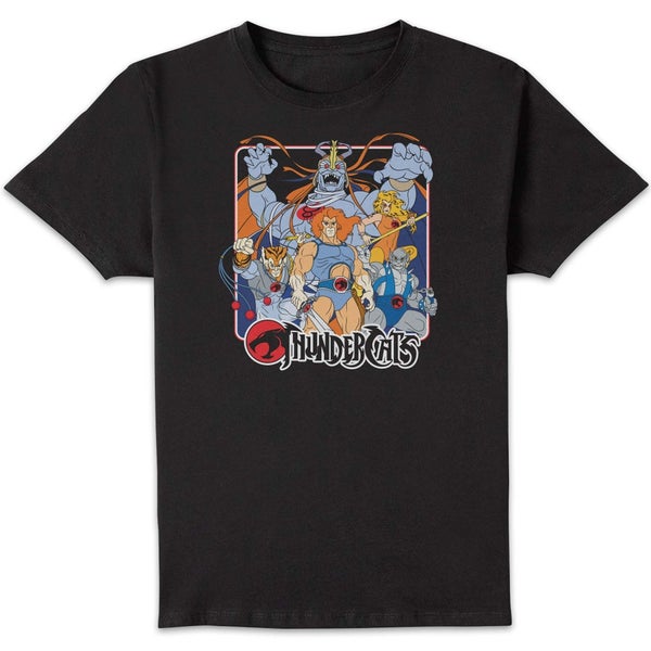 Thundercats Classic Lineup Unisex T-Shirt Black Clothing Zavvi