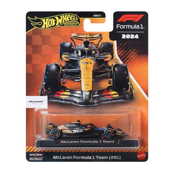 Hot Wheels Premium F1 McLaren Oscar Piastri #81 Merchandise - Zavvi UK
