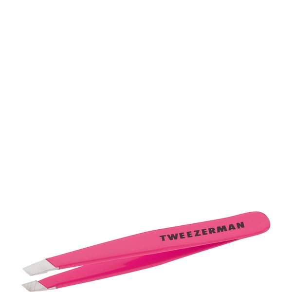 Tweezerman Mini Slant-Pinzette - Flamingo-Rosa
