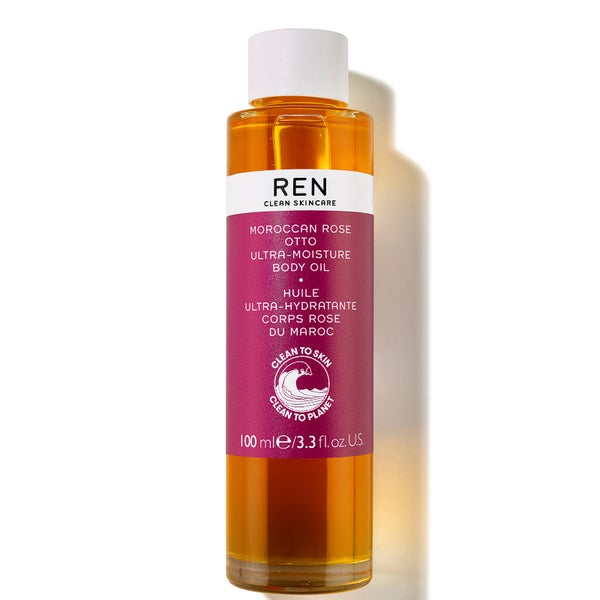 REN Clean Skincare Moroccan Rose Otto Ultra-Moisture Body Oil (3.3 fl. oz.)