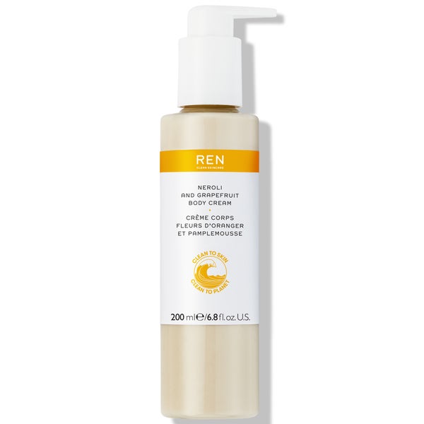 REN Clean Skincare Neroli and Grapfruit Body Cream 200ml