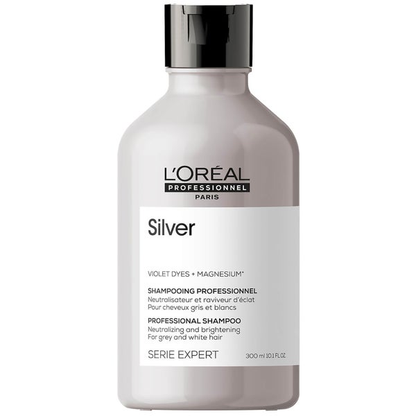 Shampoing éclat pour cheveux gris et blancs L'Oréal Serie Expert Silver 250ml