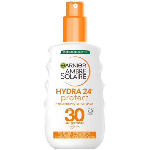 Garnier Ambre Solaire Ultra-Hydrating Shea Butter Sun Cream Spray -aurinkovoidespray, SPF30 200ml