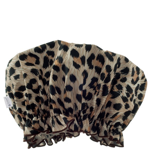 Gorro de ducha ecológico, Leopardo de Hydrea London