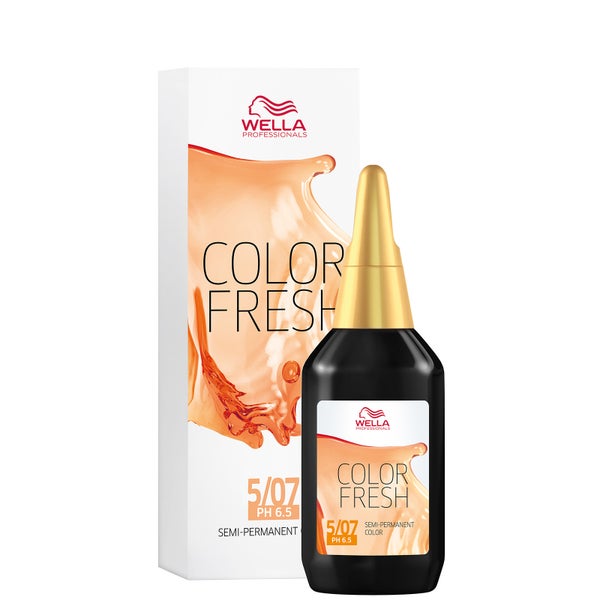 Color Fresh de Wella,  castaño claro 5/07 (75 ml)