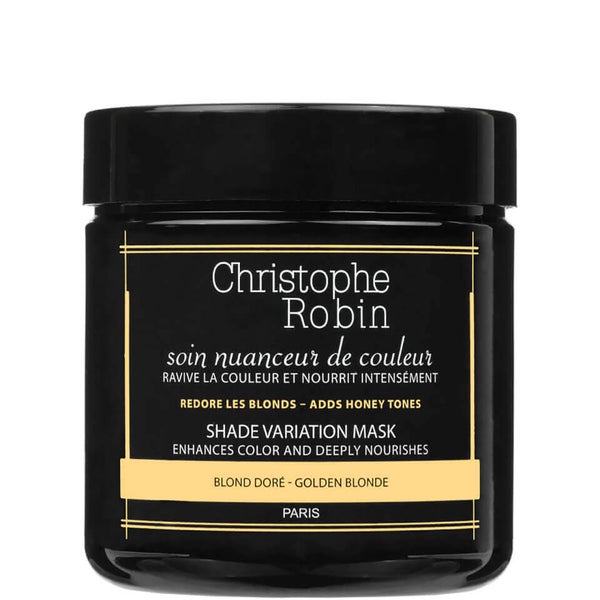 Christophe Robin Shade Variation Care maska do włosów farbowanych - Golden Blond (250 ml)