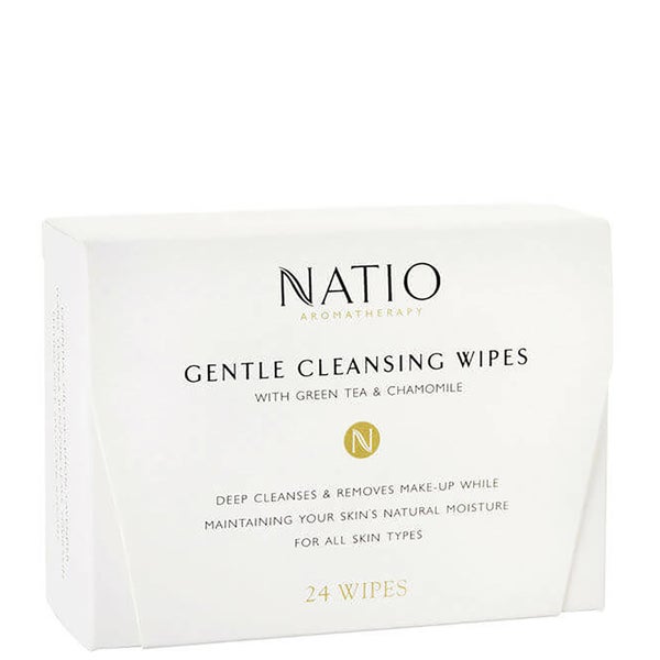 Natio Gentle Cleansing Wipes -hellävaraiset puhdistusliinat (24 liinaa)