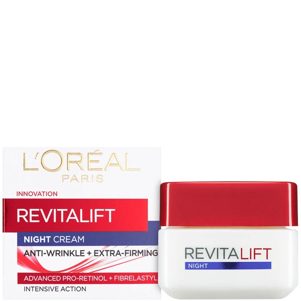 L'Oréal Paris Dermo Expertise Revitalift Anti-Wrinkle + Firming Night Cream -ryppyjä poistava ja kiinteyttävä yövoide (50ml)
