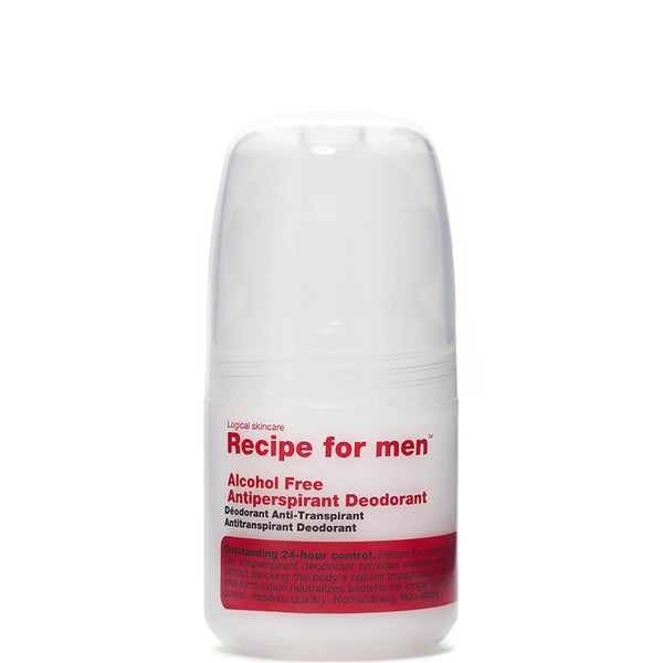 Recette pour Men - sans alcool Antiperspirant Roll On Deodorant 60ml